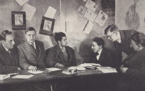Redactievergadering van De Gemeenschap, 1931 (Literatuurmuseum)