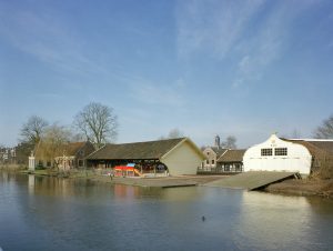 Molenerf in 1989, nog zonder herbouwde molen (Het Utrechts Archief)