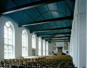 Interieur als kerkgebouw, circa 1980 (Het Utrechts Archief) 